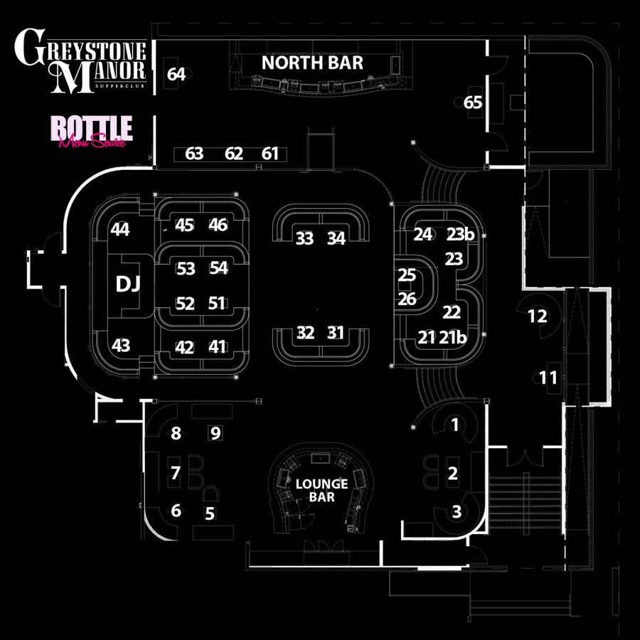 Greystone Manor Bottle Service & VIP Table Reservations Los Angeles