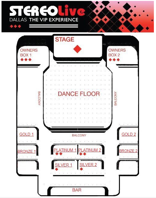 Stereo Live Bottle Service & VIP Table Reservations Dallas